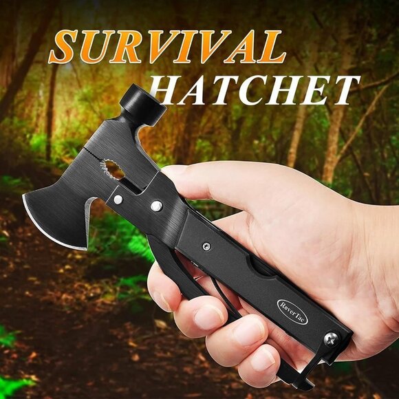 Axe Hatchet Camping Multitool Gear Tool Knife Hammer Pliers Saw Screwdri… - Picture 4 of 7
